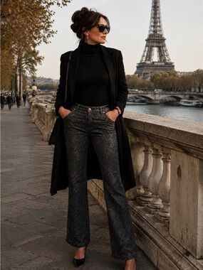 Absolu Vintage Comfort Paris Women’s Jeans hip huggers.